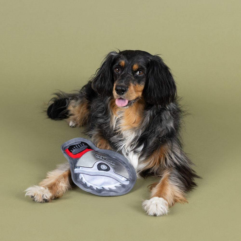 Watch Your Fingers Dog Plush Toy