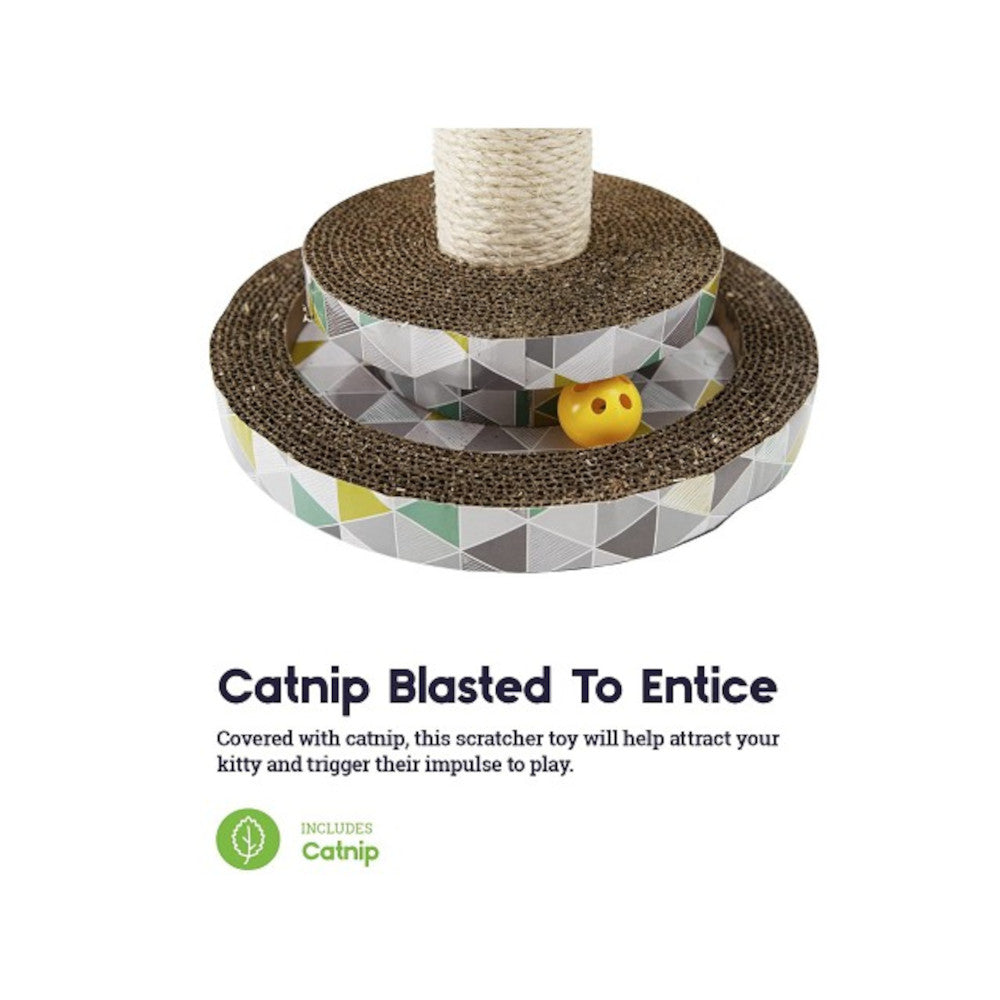 Scratch And Play Tower Track Cat Scratcher