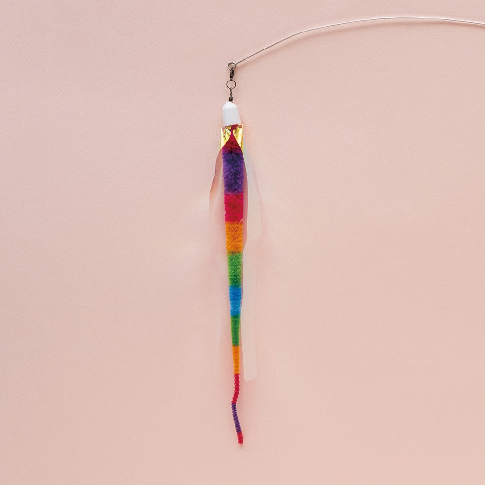 Long Stick Rainbow Snake Cat Teaser