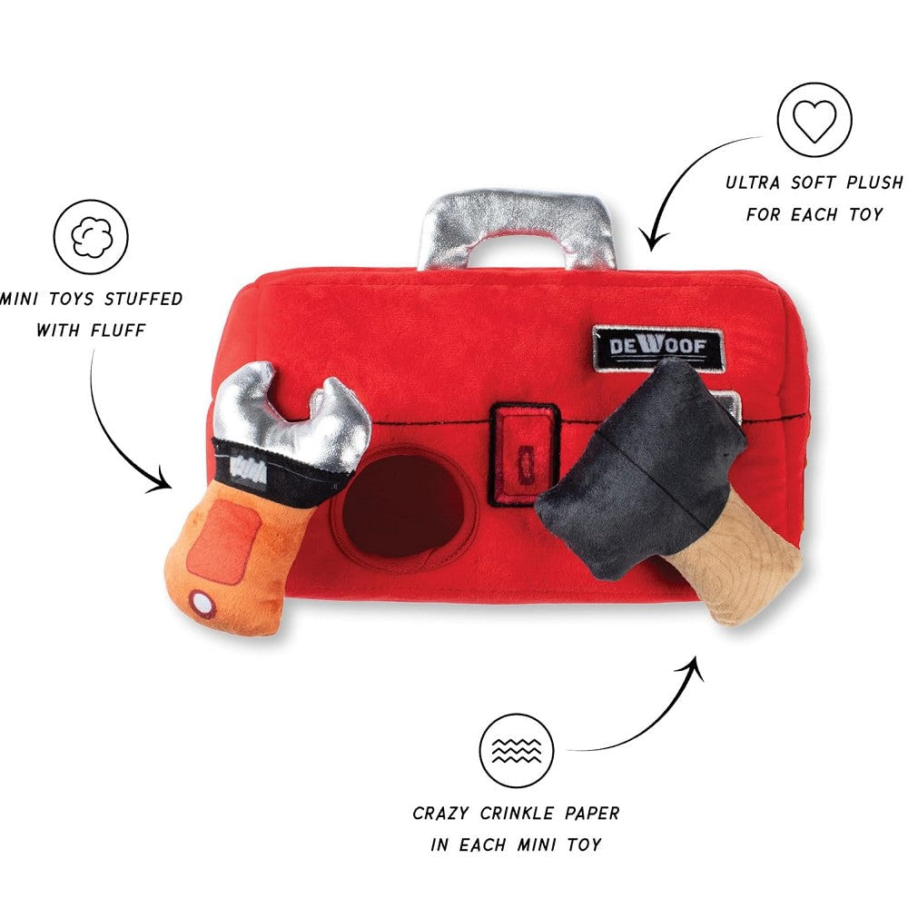 My Tools My Rules  Hide And Seek Dog Plush Toy