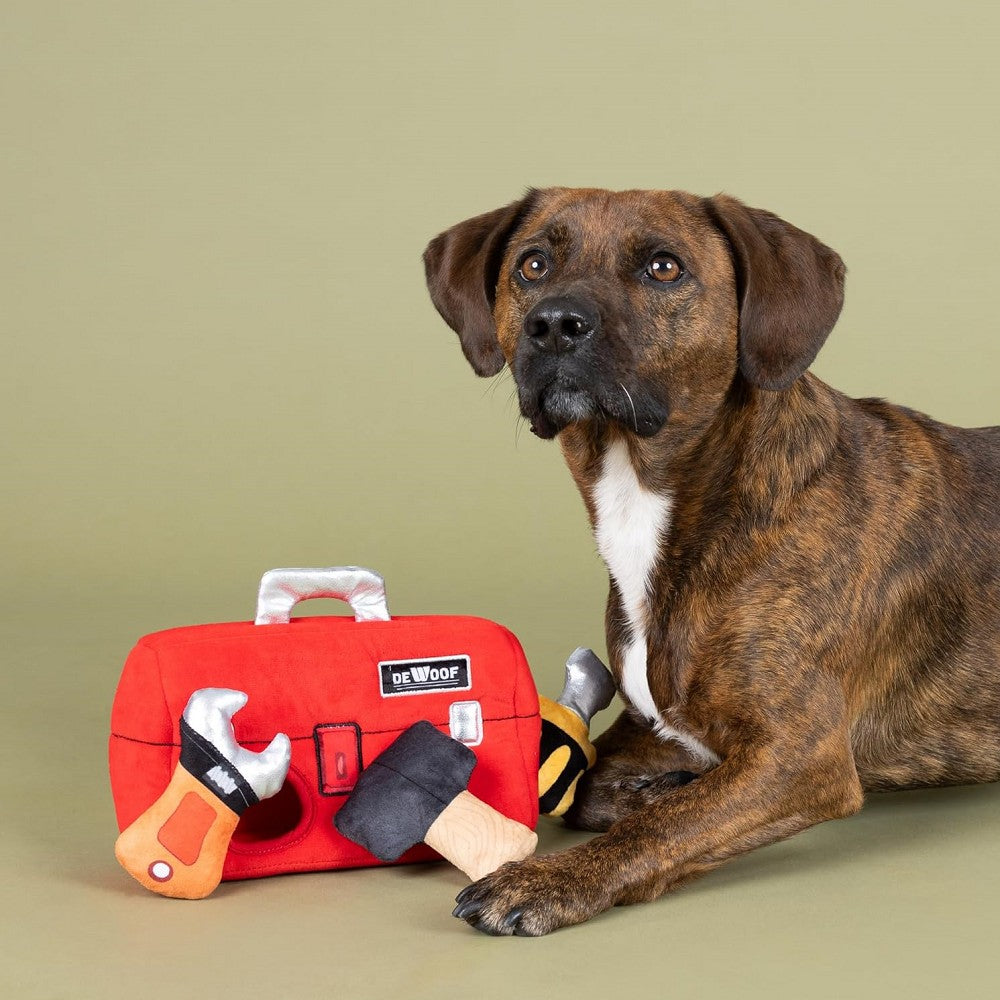 My Tools My Rules  Hide And Seek Dog Plush Toy