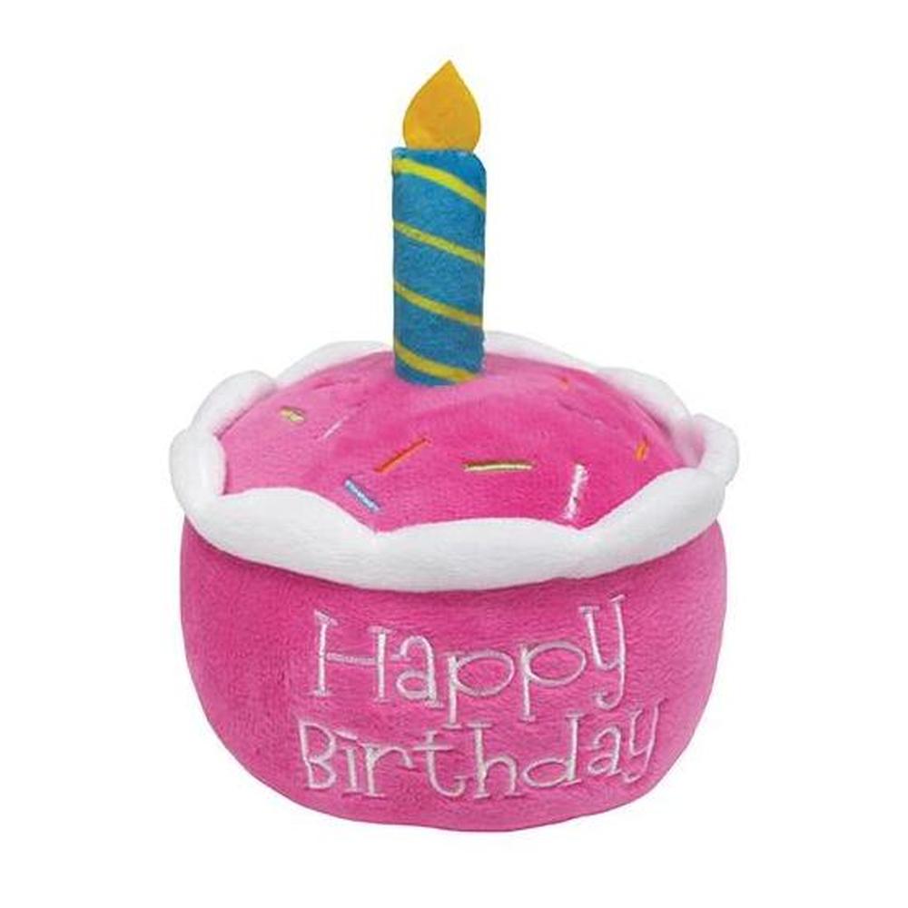 Birthday Cake Dog Plush Toy