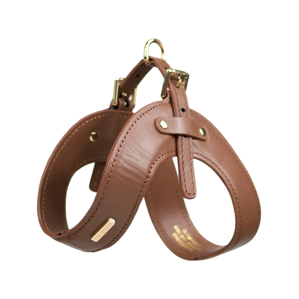 Metro Petite Dog Leather Harness